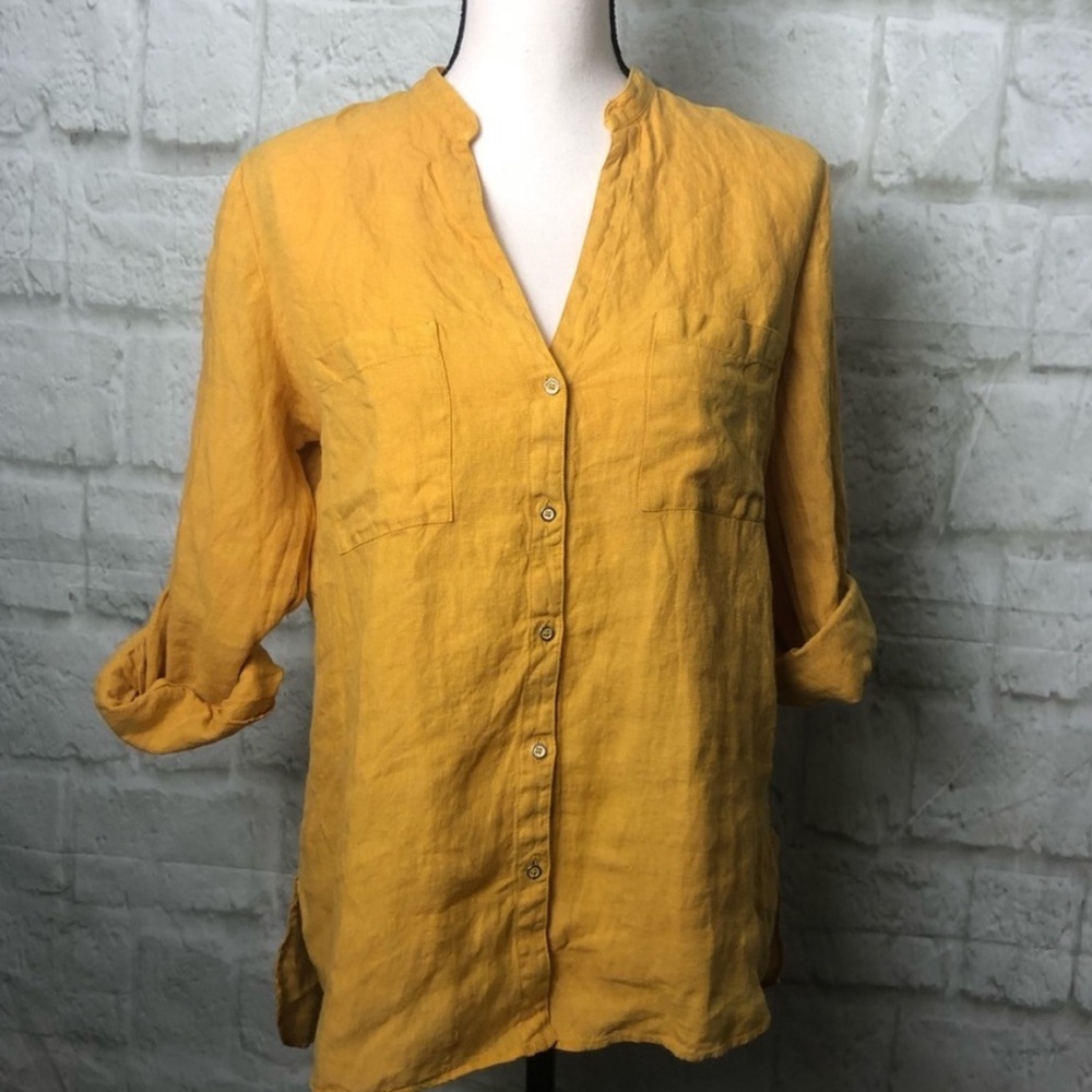 Zara Linen Shirt with Pockets